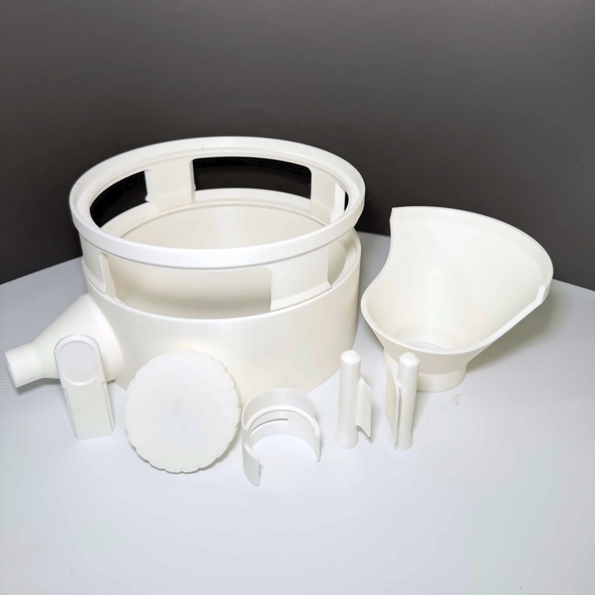 SuperTrickler 3D printed accessory kit, all parts