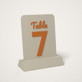 Windhoek 3D table number 7 sign with stand